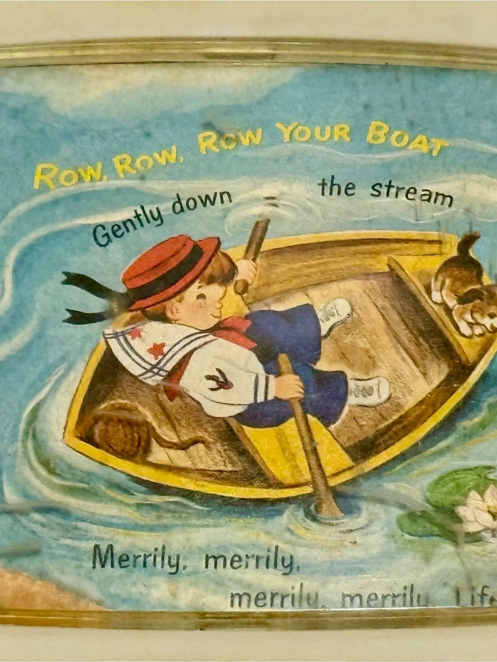 1966 Children Fisher-Price 2 Tunes songs TV   London Bridge, Row Row Boat-tested